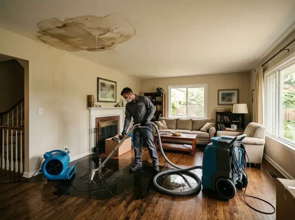 attic-pipe-burst-ceiling-drip-008 — frequently asked questions, Water Damage Restoration & Carpet Care in Gadsden, AL